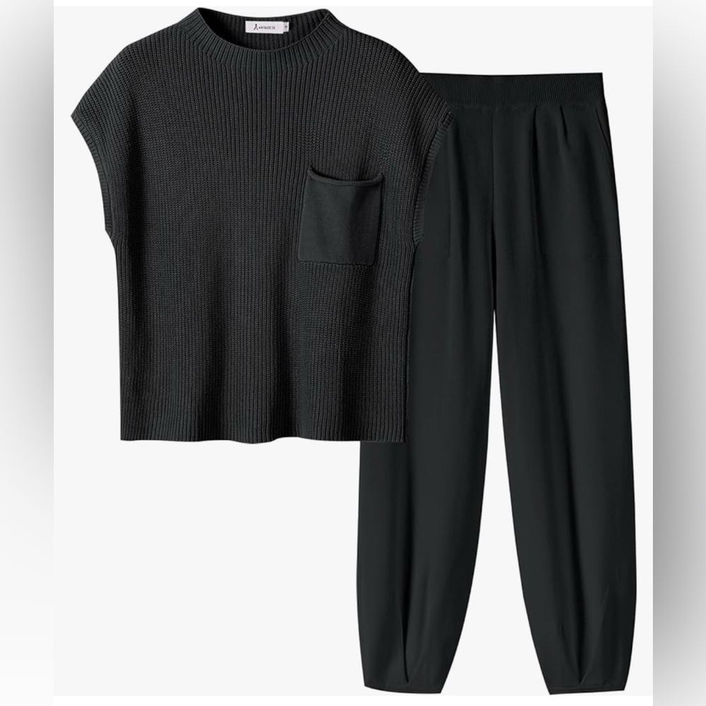 Black Amazon Sweater Set